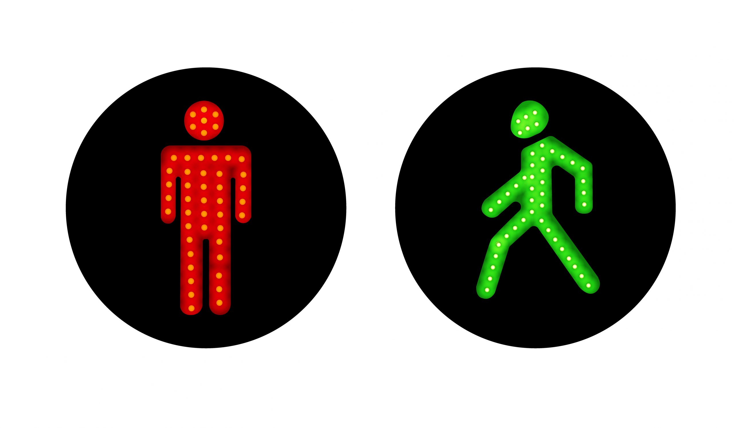 Человечки для пешеходного светофора