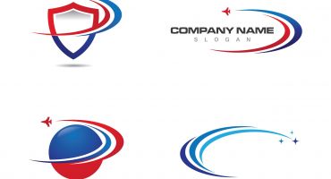 مجموعه 4 عددی لوگو آژانس مسافرتی Logo
