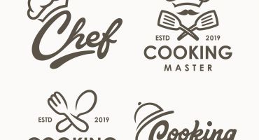مجموعه 4 عددی لوگو آشپزی Logo