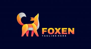 دانلود لوگو روباه Fox logo colorful