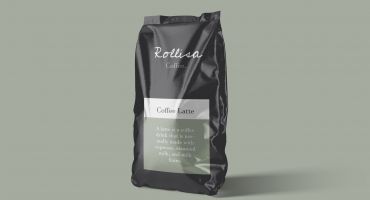 فایل موکاپ بسته بندی قهوه مدل Rollina