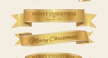 مجموعه 4 عددی فایل لایه باز روبان کریسمس مدل Elegant