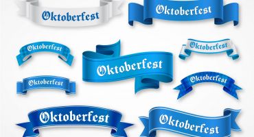 مجموعه 9 عددی فایل لایه باز روبان های آبی Oktoberfest
