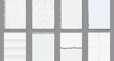 مجموعه 8 عددی کاغذ یادداشت سفید