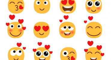 مجموعه 12 عددی اموجی فلت Emoji