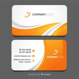 کارت ویزیت با لوگو مدرن Business card