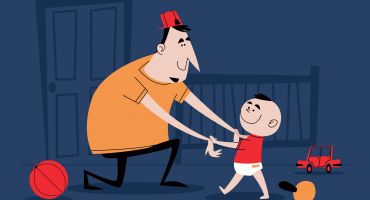 دانلود رایگان کارکتر کارتونی پدر و فرزند Cartoon Character