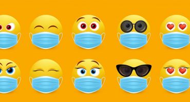 مجموعه اموجی با ماسک Emoji