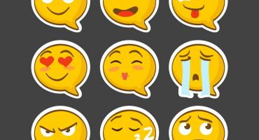 مجموعه اموجی طرح حباب Emoji