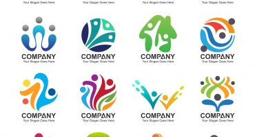 مجموعه 12 عددی لوگو طرح خانواده Logo