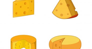 دانلود رایگان تصویر مجموعه 4 عددی پنیر Food