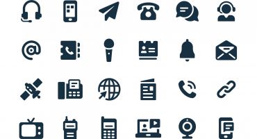 مجموعه آیکون ابزارهای ارتباطی Icon
