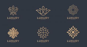 مجموعه 6 عددی لوگو سالن زیبایی Logo
