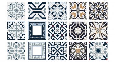 مجموعه 25 عددی تکسچر کاشی طرح اسپانیایی Texture