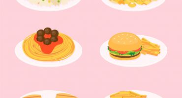 تصویر 6 نوع غذای متفاوت Food