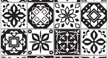 مجموعه 16 عددی تکسچر کاشی ترکیه ای Texture