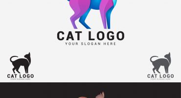 لوگو طرح گربه Logo