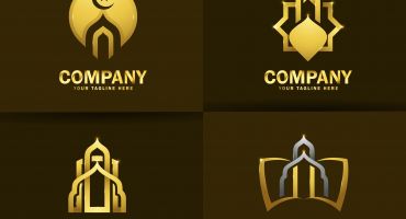 مجموعه 4 عددی لوگو طرح مسجد Logo