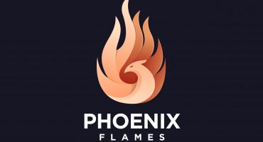 دانلود لوگو ققنوس مدرن زیبا Logo phoenix