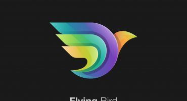 دانلود لوگو رنگی طرح پرنده زیبا Bird logo