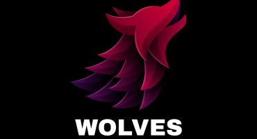دانلود لوگو گرگ در حال زوزه کشیدن Wolves