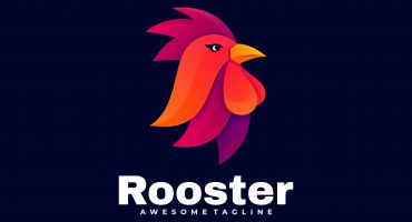 دانلود لوگو  رنگی خروس Rooster logo