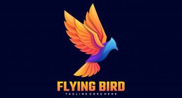 دانلود لوگو پرواز پرنده Flying bird logo