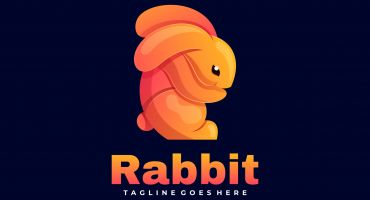 دانلود لوگو خرگوش زیبا Rabbit logo