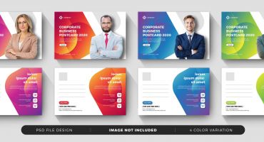 دانلود قالب لایه باز کارت ویزیت شرکتی با رنگ های مختلف