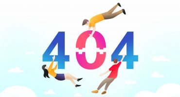 دانلود فایل لایه باز وکتور خطای 404 با تصویر انسان