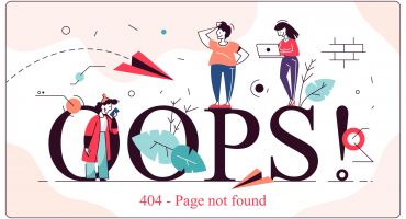 دانلود فایل لایه باز وکتور خطای 404 با تصویر سه خانم