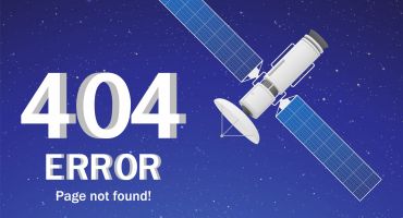 دانلود فایل لایه باز وکتور خطای 404 با تصویر ماهواره