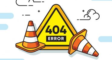 دانلود فایل لایه باز وکتور خطای 404 با تصویر عملیات جاده ای