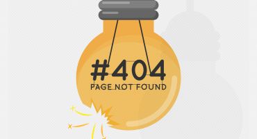 دانلود قالب لایه باز خطای 404 با تصویر لامپ