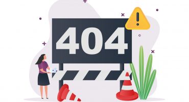 دانلود فایل لایه باز وکتور خطای 404 با تصویر تابلو خطر
