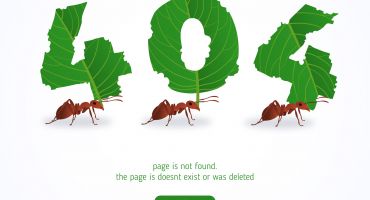 دانلود فایل لایه باز وکتور خطای 404 با تصویر حشره