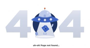 دانلود فایل لایه باز وکتور خطای 404 با تصویر بشقاب پرنده