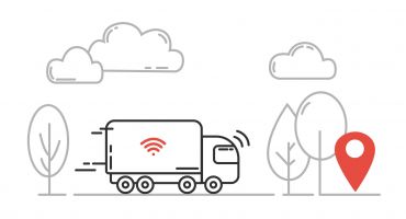 وکتور کامیون حمل بار مدل Wi-Fi
