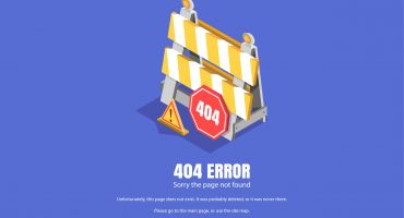 دانلود فایل لایه باز وکتور خطای 404 با تصویر تعمیرات جاده