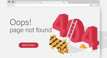 دانلود فایل لایه باز وکتور خطای 404 با تصویر نرده
