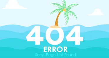 دانلود قالب لایه باز خطای 404 با تصویر جزیره