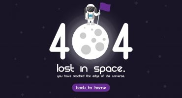 دانلود فایل لایه باز وکتور خطای 404 با تصویر فضانورد