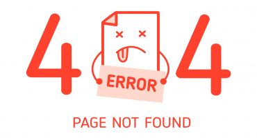دانلود فایل لایه باز وکتور خطای 404 با دیزاین نارنجی