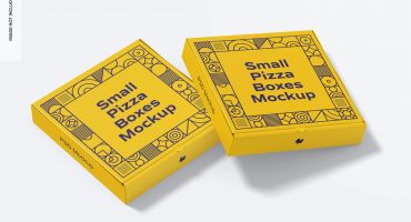 فایل موکاپ جعبه پیتزا Mockup