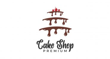 لوگو کیک طرح Cake shop