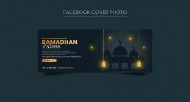 فایل وکتور رمضان مبارک مخصوص کاور فیسبوک
