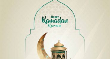 دانلود فایل وکتور فانوس و ماه رمضان با استایل طلایی