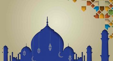 فایل وکتور رمضان کریم با طرح مسجد مراکش