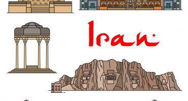 فایل وکتور لایه باز مکان های توریستی ایران