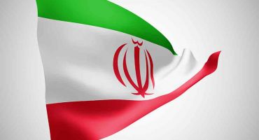 وکتور لایه باز تصویر پرچم ایران با پس زمینه سفید Iran Flag On White Background